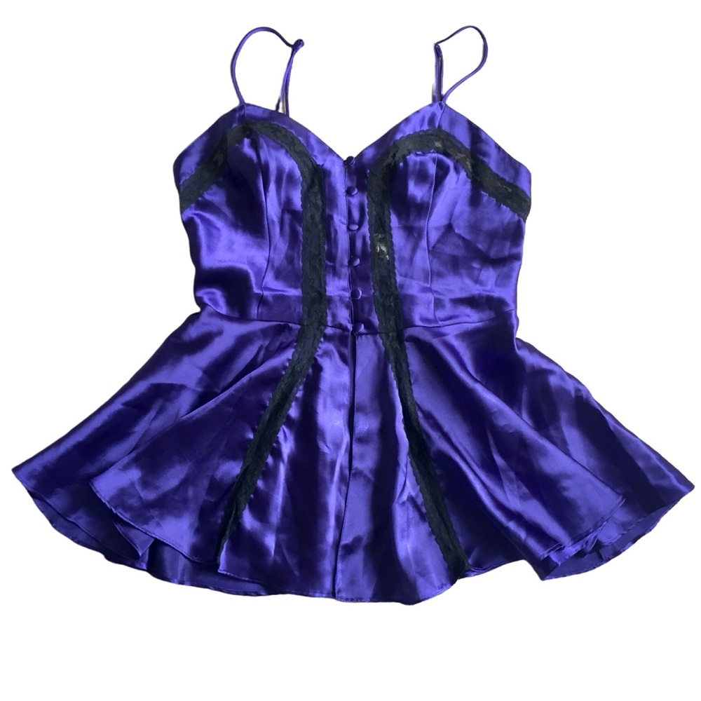Vintage Gold Label Victoria's Secret sz s babydoll mini chemise slip